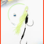 SWORDFISH Deep Drop Rig 12 Inch Ultra Bright Glow Octopus / Squid Skirt