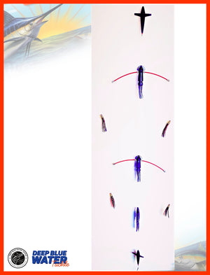LIMITED EDITION The “Teaser Max” The King Fish / Tuna / Marlin Teaser Featuring World Renowned Pakula Lures and Squids