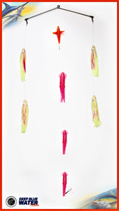 "The Squids and Skirts" Tuna & Marlin Spreader Bar / Dredge Teaser