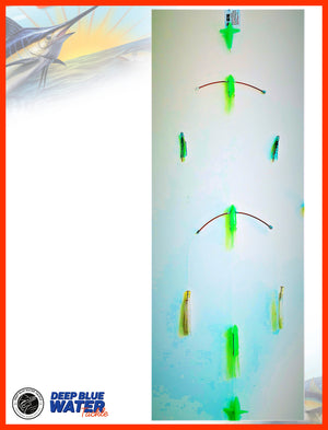 LIMITED EDITION The “Teaser Max” The King Fish / Tuna / Marlin Teaser Featuring World Renowned Pakula Lures and Squids